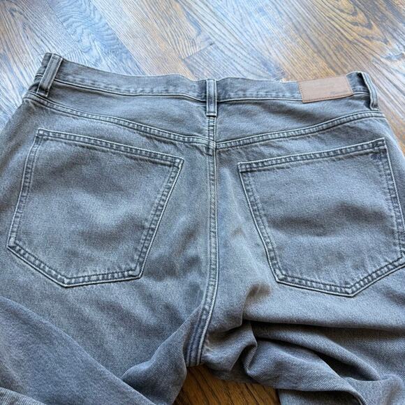 NWT Madewell '90s Straight W 32 Straight Leg High Rise Button Fly Burwick Wash - Picture 5 of 9